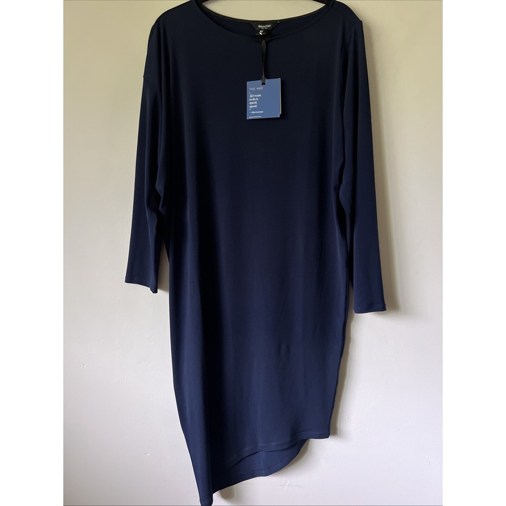Project Gravitas New York Miki Dress in Navy Achiever Size M / 8-10 NWT Jersey